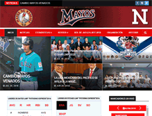 Tablet Screenshot of mayosbeisbol.com